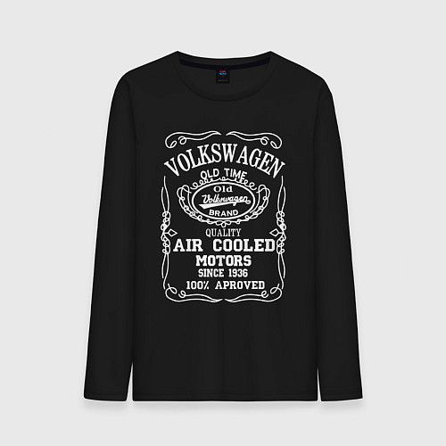 Мужской лонгслив VOLKSWAGEN ФОЛЬКСВАГЕН / Черный – фото 1