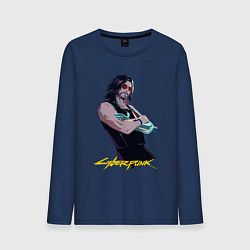 Мужской лонгслив Джонни Cyberpunk2077 Johnny