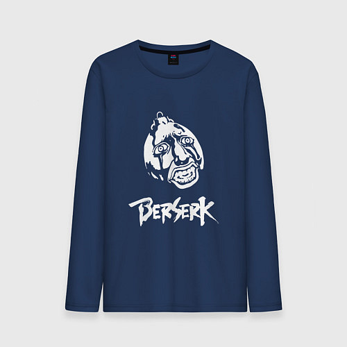 Мужской лонгслив Апостол-яйцо / Тёмно-синий – фото 1