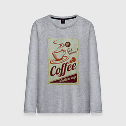 Мужской лонгслив Coffee Cup Retro