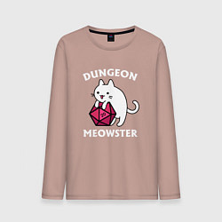 Мужской лонгслив Dungeon Meowster