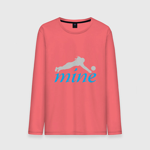 Мужской лонгслив Volleyball Mine / Коралловый – фото 1
