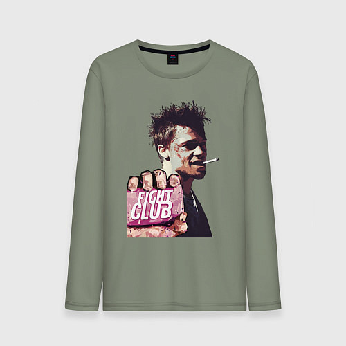 Мужской лонгслив Club Fight / Авокадо – фото 1