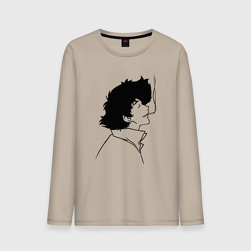 Мужской лонгслив Спайк Relax / Миндальный – фото 1