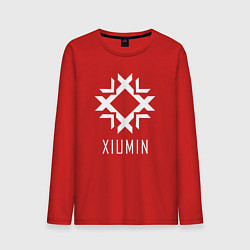 Лонгслив хлопковый мужской Exo XIUMIN, цвет: красный