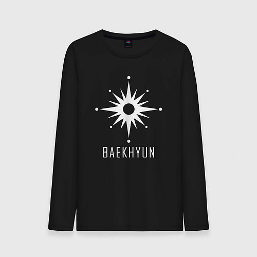 Мужской лонгслив Exo BAEKHYUN / Черный – фото 1