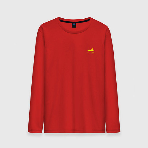 Мужской лонгслив Alpina Альпина спина / Красный – фото 1