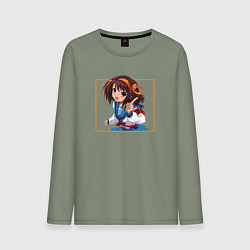 Мужской лонгслив Харухи art