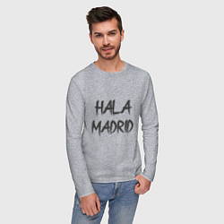 Лонгслив хлопковый мужской Hala - Madrid, цвет: меланж — фото 2