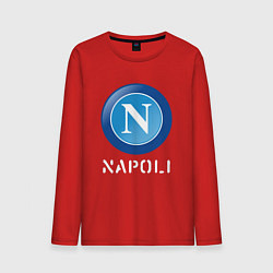 Лонгслив хлопковый мужской SSC NAPOLI Napoli, цвет: красный