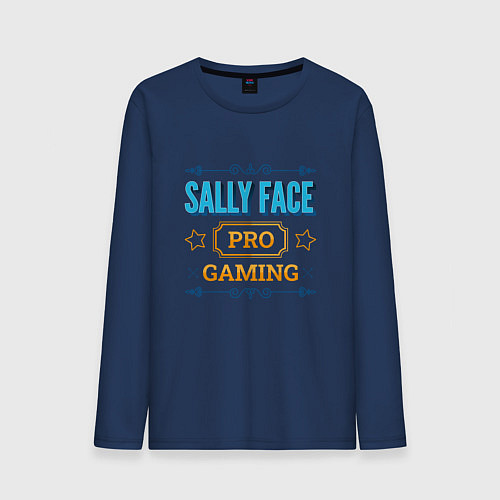 Мужской лонгслив Sally Face PRO Gaming / Тёмно-синий – фото 1