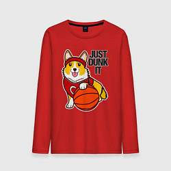 Мужской лонгслив JUST DUNK IT корги