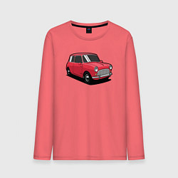 Мужской лонгслив Маленькая красная машина