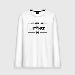 Мужской лонгслив The Witcher Gaming Champion: рамка с лого и джойст