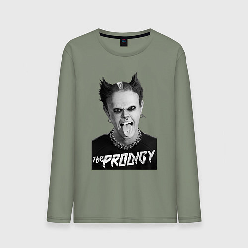 Мужской лонгслив The Prodigy - firestarter / Авокадо – фото 1