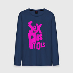 Мужской лонгслив Огромная надпись Sex Pistols