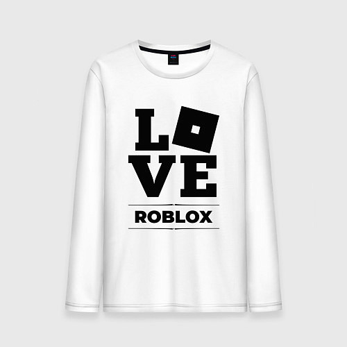 Мужской лонгслив Roblox Love Classic / Белый – фото 1