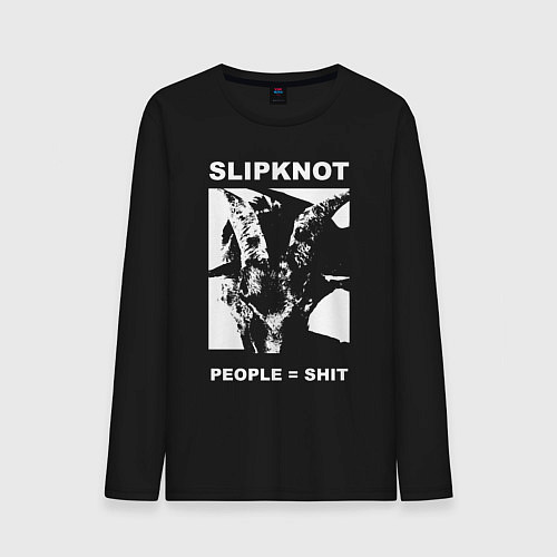 Мужской лонгслив Slipknot People Shit / Черный – фото 1