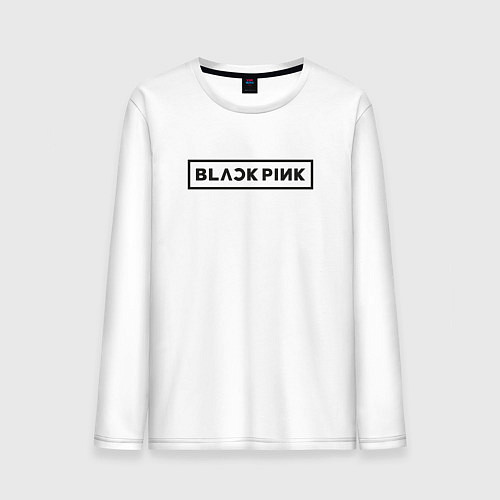 Мужской лонгслив BLACKPINK LOGO / Белый – фото 1