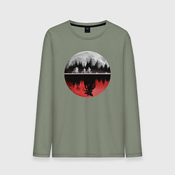 Мужской лонгслив Stranger Things Moon