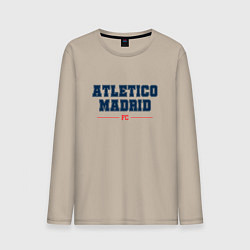 Лонгслив хлопковый мужской Atletico Madrid FC Classic, цвет: миндальный