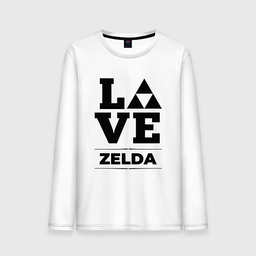 Мужской лонгслив Zelda Love Classic / Белый – фото 1