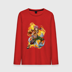 Мужской лонгслив Нацу Драгнил и Хеппи