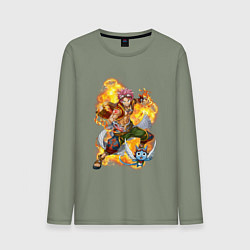 Мужской лонгслив Нацу Драгнил и Хеппи