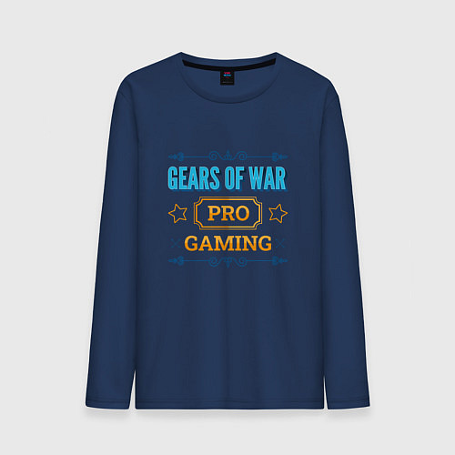 Мужской лонгслив Игра Gears of War PRO Gaming / Тёмно-синий – фото 1