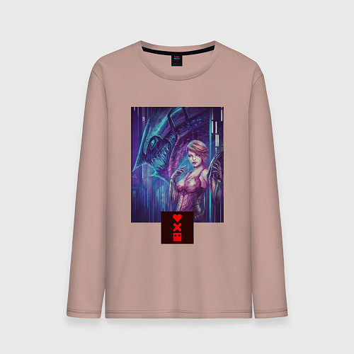 Мужской лонгслив Sonnie LDR / Пыльно-розовый – фото 1