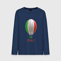 Мужской лонгслив 3d aerostat Italy flag