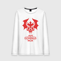 Мужской лонгслив Ave Dominus Nox клич повелителей ночи