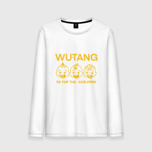 Мужской лонгслив Wu-Tang Childrens / Белый – фото 1