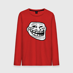 Мужской лонгслив Тролльфейс улыбается мем