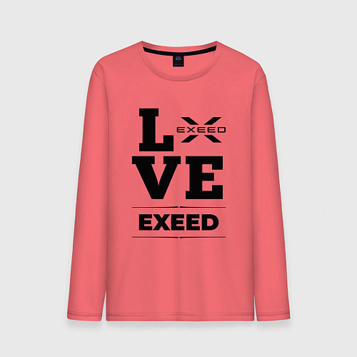 Мужской лонгслив Exeed Love Classic / Коралловый – фото 1