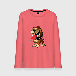 Мужской лонгслив Реальный пес