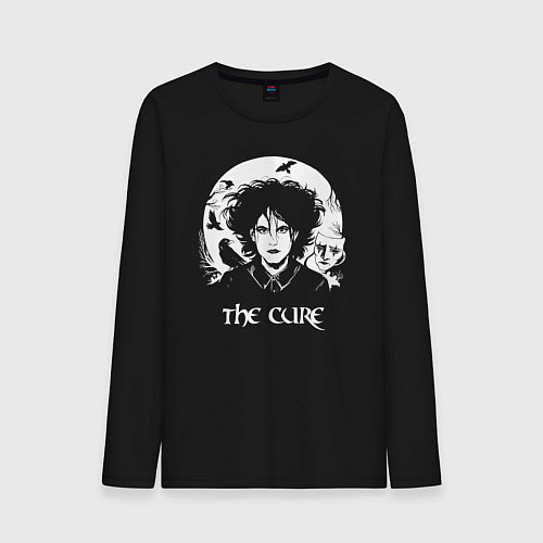 Мужской лонгслив The Cure арт Роберт Смит / Черный – фото 1