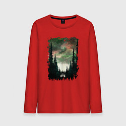Мужской лонгслив Лес кругом