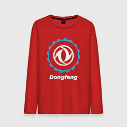 Лонгслив хлопковый мужской Dongfeng в стиле Top Gear, цвет: красный