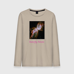 Мужской лонгслив Butterfly Nebula