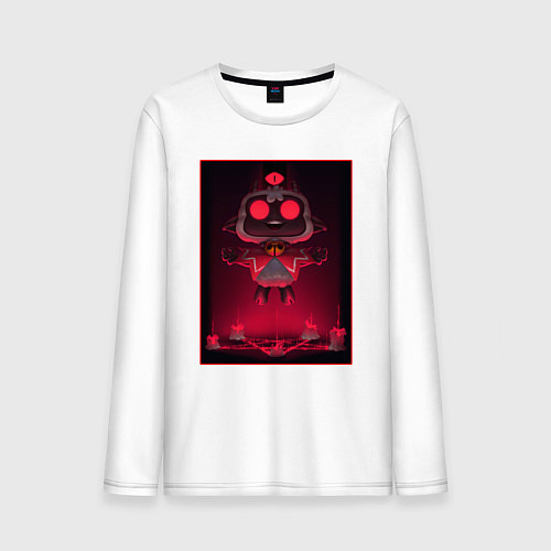 Мужской лонгслив Cult of the Lamb - Картина - Ритуал / Белый – фото 1