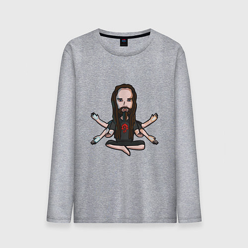 Мужской лонгслив Leos мыслитель / Меланж – фото 1