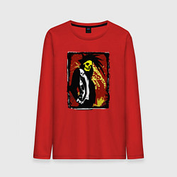 Мужской лонгслив Панк череп