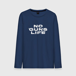Мужской лонгслив No Guns Life лого