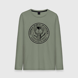 Мужской лонгслив Федеральное Бюро Контроля