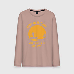 Мужской лонгслив Я Сегодня не могу работать у меня рука болит