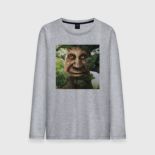 Мужской лонгслив Wise Mystical Tree / Меланж – фото 1