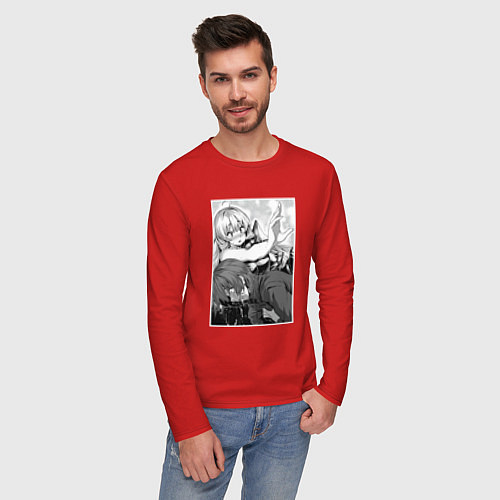 Мужской лонгслив Норн и Кэяру / Красный – фото 3