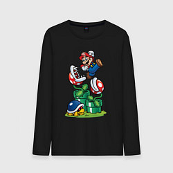 Мужской лонгслив Ретро Марио