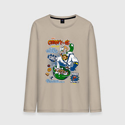 Мужской лонгслив Червяк Джим